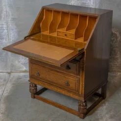 Pamono Early 20th Century Oak Writing Secretaire Outlet