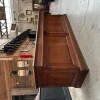 Pamono Early 20th Century Solid Oak Counter Outlet