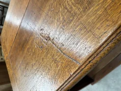 Pamono Early 20th Century Solid Oak Counter Outlet