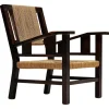 Pamono Easy Chair in Wood and Rope by Francis Jourdain, France, 1930s Hot