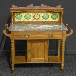 Pamono Edwardian Birch Washstand Online