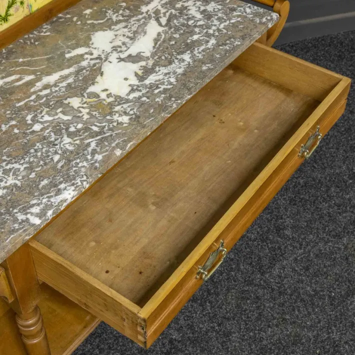 Pamono Edwardian Birch Washstand Online