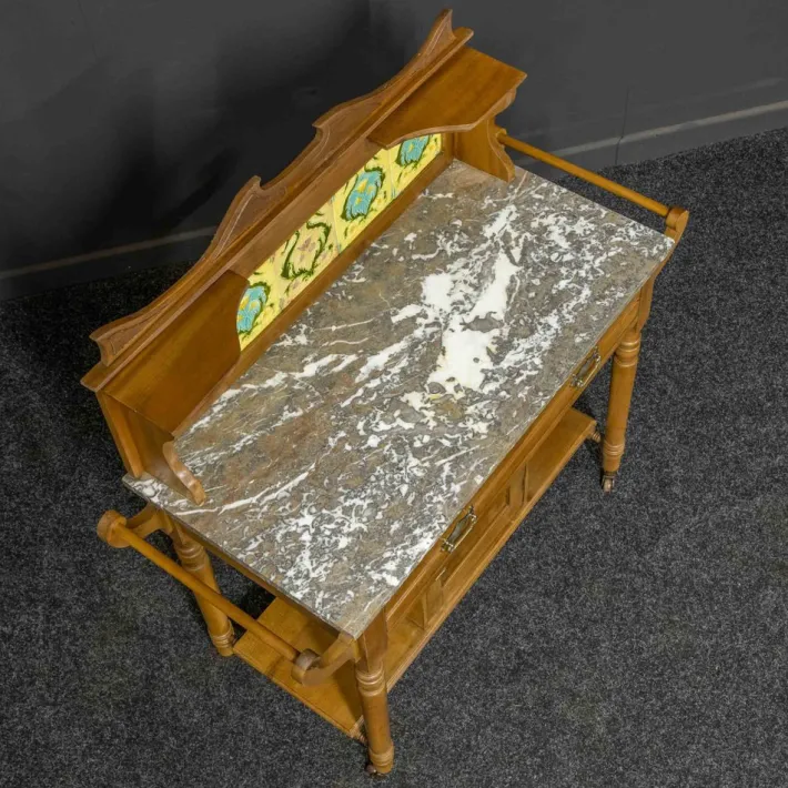 Pamono Edwardian Birch Washstand Online