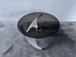 Pamono Elica Coffee Table by L. Campanini, 1970s Sale