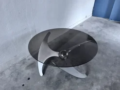 Pamono Elica Coffee Table by L. Campanini, 1970s Sale