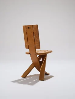 Pamono Elm Chairs from Seltz, 1980s, Set of 4 Best