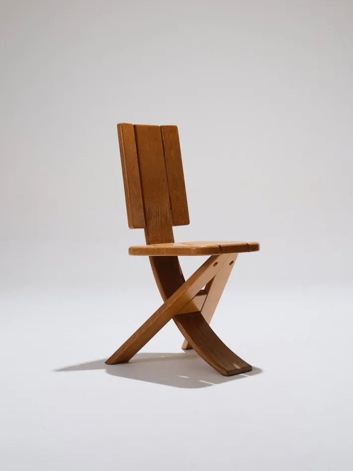 Pamono Elm Chairs from Seltz, 1980s, Set of 4 Best