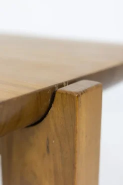 Pamono Elm Coffee Table by Luigi Gorgoni for Roche Bobois, 1980s Outlet