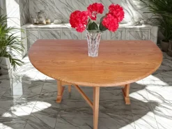 Pamono Elm Gate Leg Drop Leaf Dining Table by Lucian Ercolani for Ercol, 1960s Sale