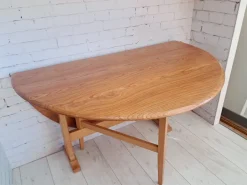 Pamono Elm Gate Leg Drop Leaf Dining Table by Lucian Ercolani for Ercol, 1960s Sale