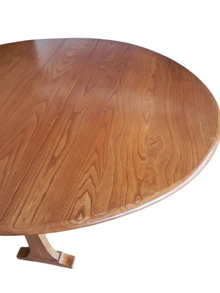 Pamono Elm Gate Leg Drop Leaf Dining Table by Lucian Ercolani for Ercol, 1960s Sale