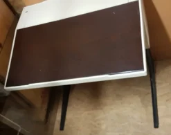 Pamono Elmar Children's Writing Desk & Chair by Luigi Colani for Flötotto, 1970s, Set of 2 Outlet