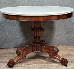 Pamono Empire Mahogany Pedestal Table, 1800 Discount
