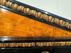Pamono Empire Secretary in Ebonized Wood, Maple & Ink Painting, Vienna, 1815 Discount
