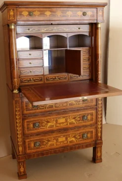 Pamono Empire Style Inlaid Secretaire, 1990s