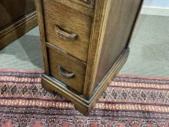 Pamono English Art Deco Dressing Table in Oak New
