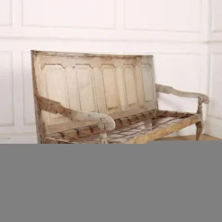 Pamono English Bleached Oak Bench Hot