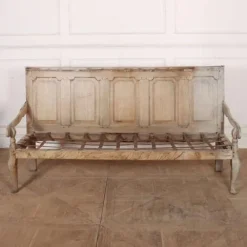 Pamono English Bleached Oak Bench Hot
