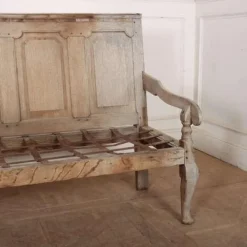 Pamono English Bleached Oak Bench Hot