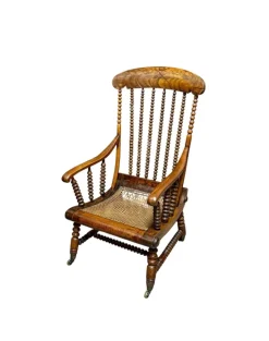 Pamono English Bobbin Chair in Oak Best