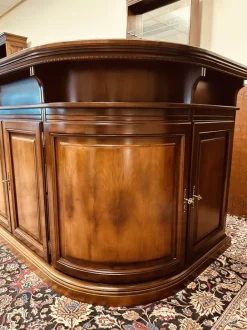 Pamono English Corner Bar with Bar Stools, Set of 5