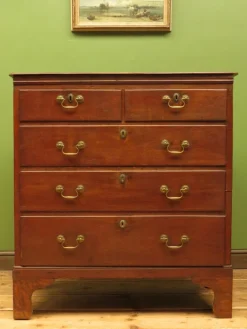 Pamono English Cottage Oak Chest of Drawers, 1700s Outlet