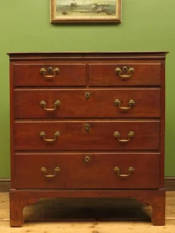 Pamono English Cottage Oak Chest of Drawers, 1700s Outlet
