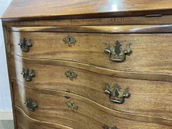 Pamono English Curved Mahogany Back Desk, 1930s Discount