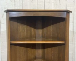 Pamono English Elm Corner Cabinet from Ercol, 1970s