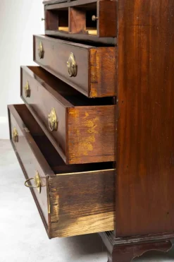 Pamono English George III Mahogany Desk Hot