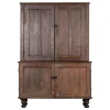 Pamono English Georgian Country Scrumble Grained Pine Housekeepers Cupboard, 1800s Best