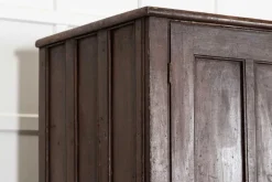 Pamono English Georgian Country Scrumble Grained Pine Housekeepers Cupboard, 1800s Best