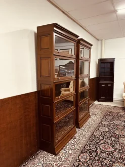 Pamono English Globe Wernicke Style Bookcase New