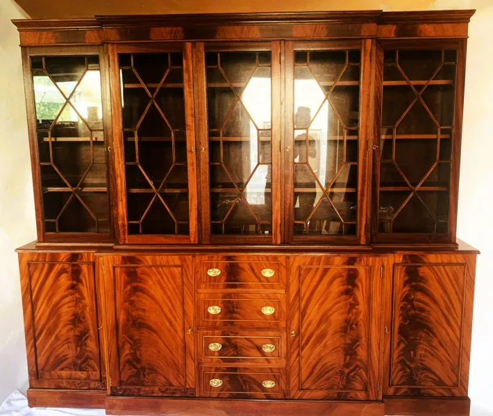 Pamono English Mahogany Cabinet with Drawers, 1960s Sale