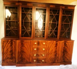 Pamono English Mahogany Cabinet with Drawers, 1960s Sale