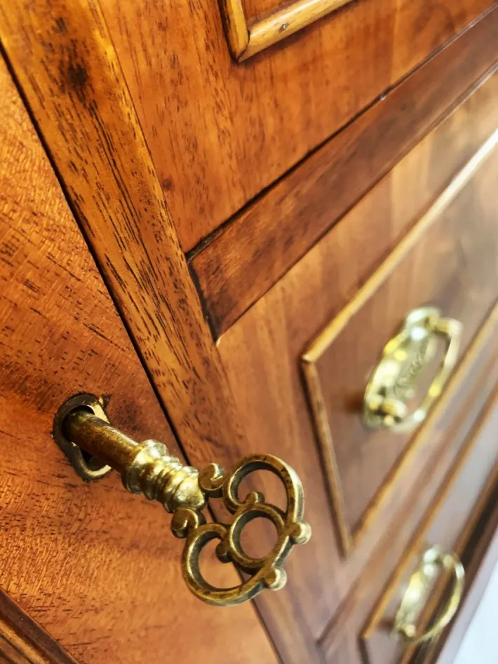 Pamono English Mahogany Cabinet with Drawers, 1960s Sale