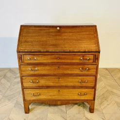 Pamono English Mahogany Secretaire, 19th Century Online