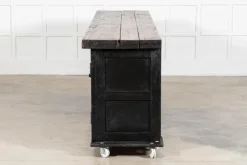 Pamono English Monumental Ebonised Pine Dresser Base, 19th Century Discount