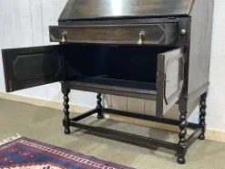 Pamono English Oak Writing Desk, Early 20th Century New