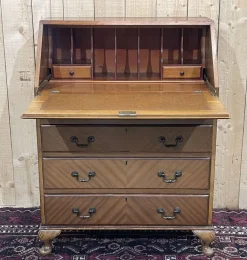 Pamono English Secretary in Mahogany, 1950s Sale