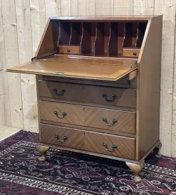 Pamono English Secretary in Mahogany, 1950s Sale