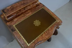 Pamono English Walnut Davenport Secretaire, 1800s New