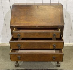 Pamono English Walnut Secretary, 1930s Hot