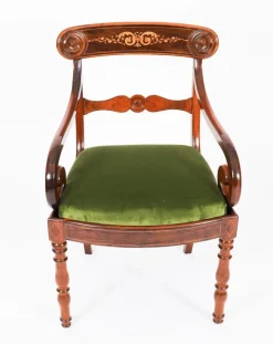 Pamono English William IV Barback Dining Chairs, 1830s, Set of 8 Clearance