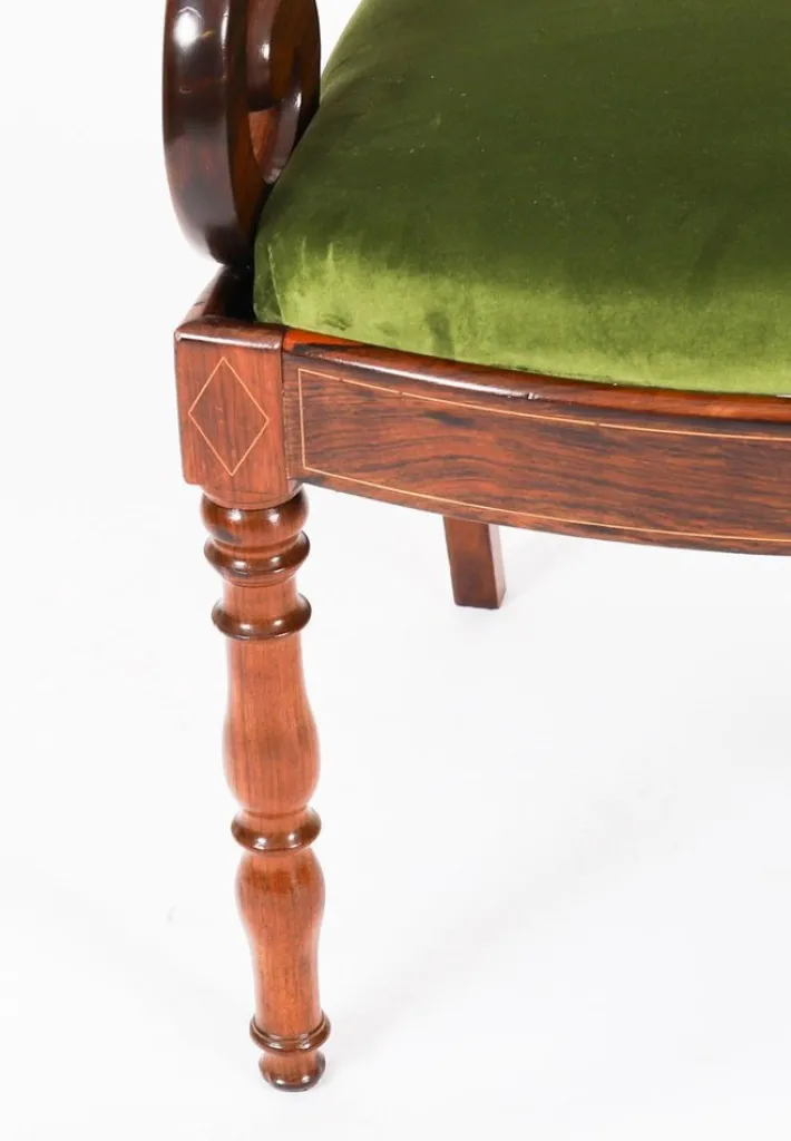 Pamono English William IV Barback Dining Chairs, 1830s, Set of 8 Clearance