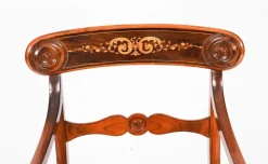 Pamono English William IV Barback Dining Chairs, 1830s, Set of 8 Clearance