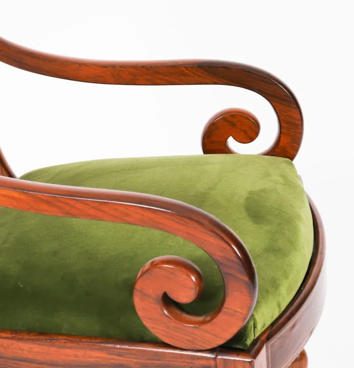 Pamono English William IV Barback Dining Chairs, 1830s, Set of 8 Clearance