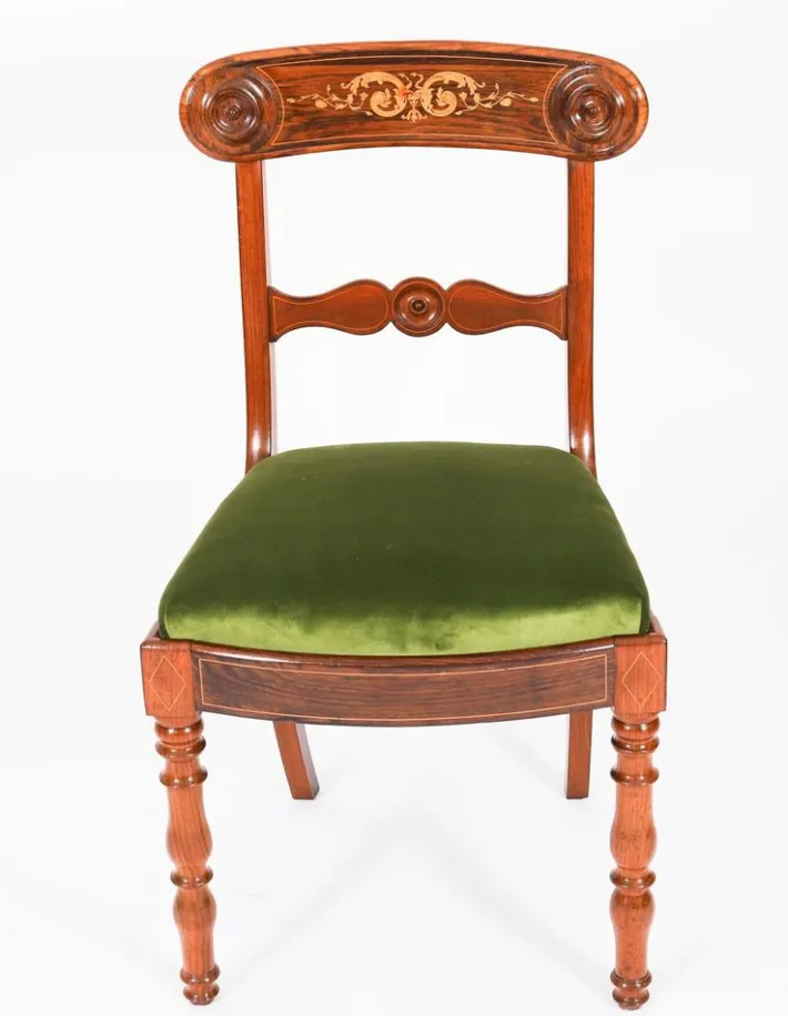 Pamono English William IV Barback Dining Chairs, 1830s, Set of 8 Clearance