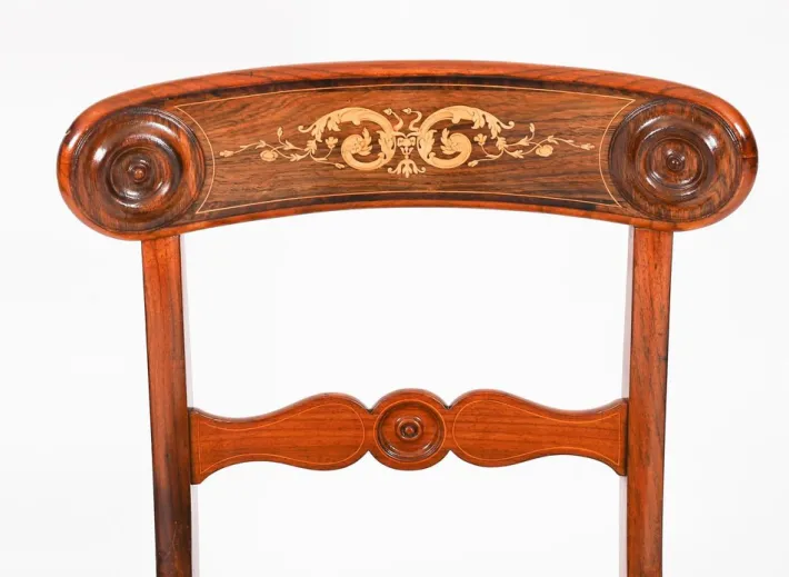 Pamono English William IV Barback Dining Chairs, 1830s, Set of 8 Clearance