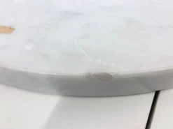 Pamono Eros Side Table in White Marble by Angelo Mangiarotti, 1970s Sale